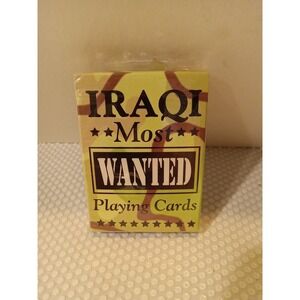 Bicycle Commemorative Iraqi Most Wanted Playing‎ Standard War Cards Novelty